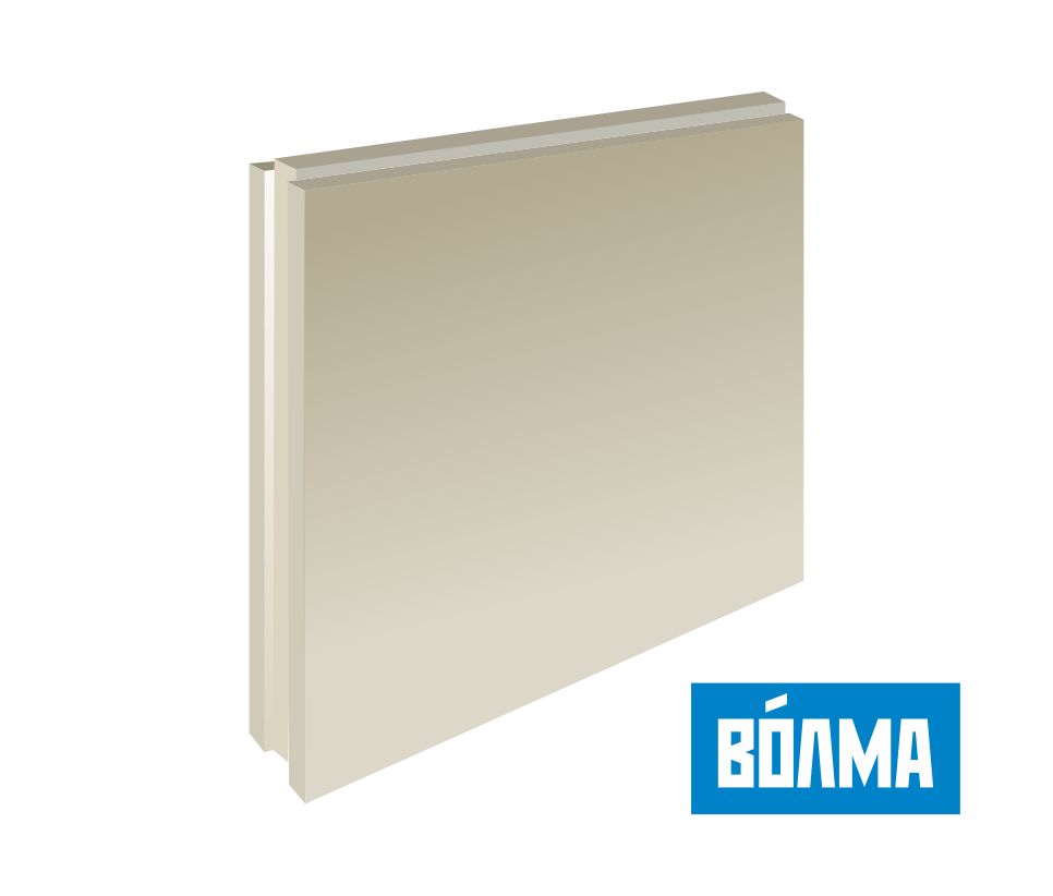  Плита пазогребневая полнотелая ВОЛМА (ПГП), 100 мм 